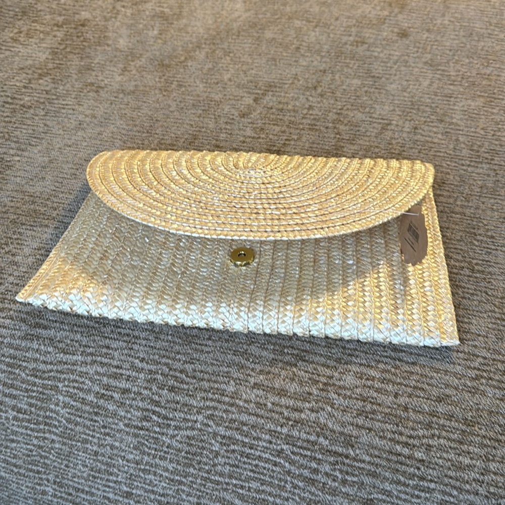 Rattan style purse